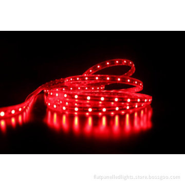 Epoxy Red Flexible Led Ribbon Strip Lights With 120leds/m Ip65 600pcs 3528